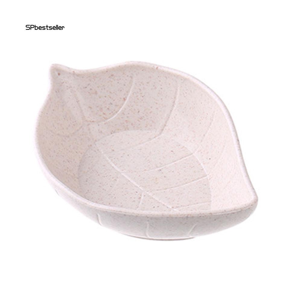 Chén đựng nước chấm hình chiếc lá sáng tạo bằng rơm lúa mạch