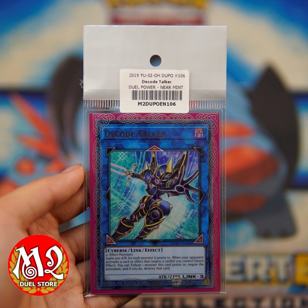 Thẻ bài YUGIOH DUPO-EN106 - Decode Talker - ULTRA RARE - Bảo quản M2SCCQ-LITE