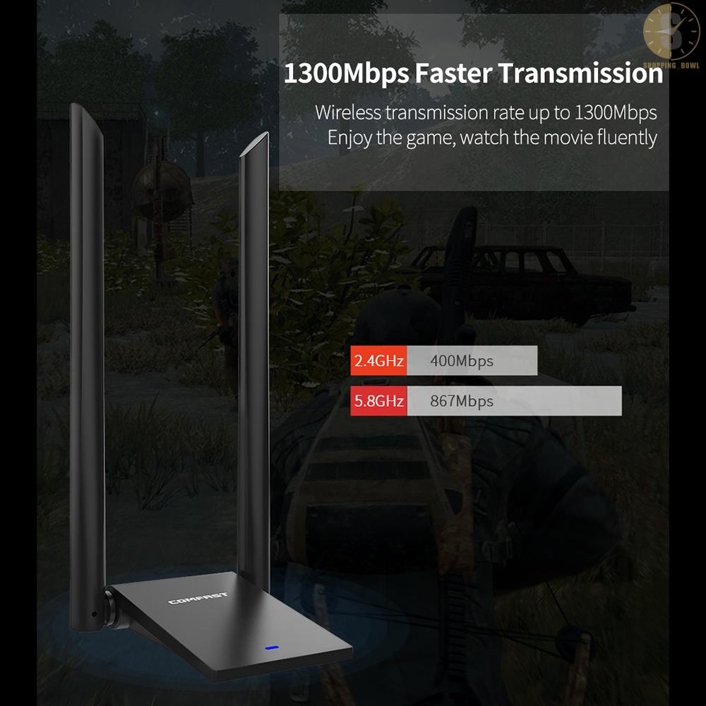 Thẻ Mạng Không Dây Comfast Cf-Wu782Ac 1300mbps | BigBuy360 - bigbuy360.vn