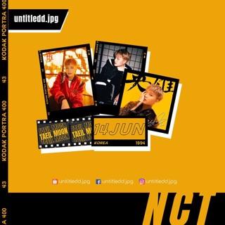 Sticker NCT decor case điện thoại