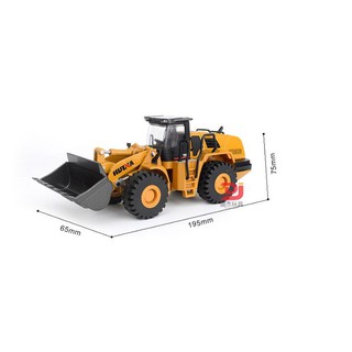 Mô hình xe ủi đất xe máy ủi đồ chơi HUINA tỉ lệ 1/:60