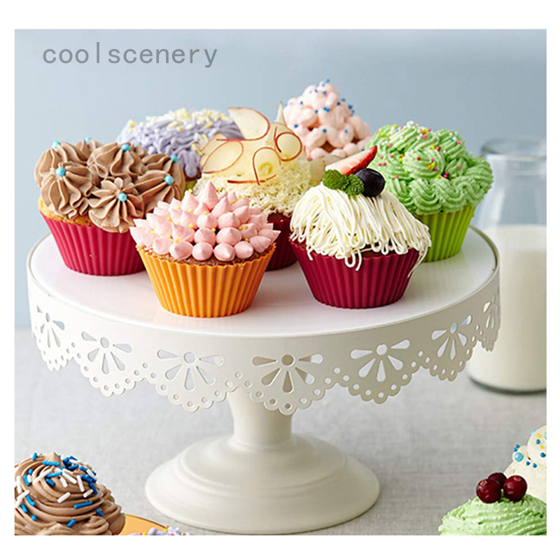 Set 24 Cốc Silicon Làm Bánh Cupcake Tiện Lợi