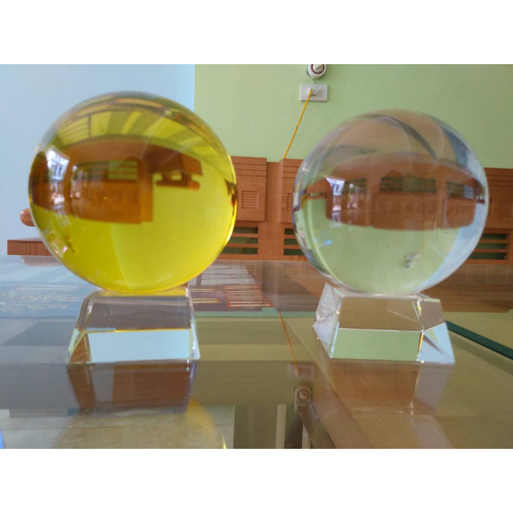 Quả cầu phong thủy pha lê theo mệnh 10cm