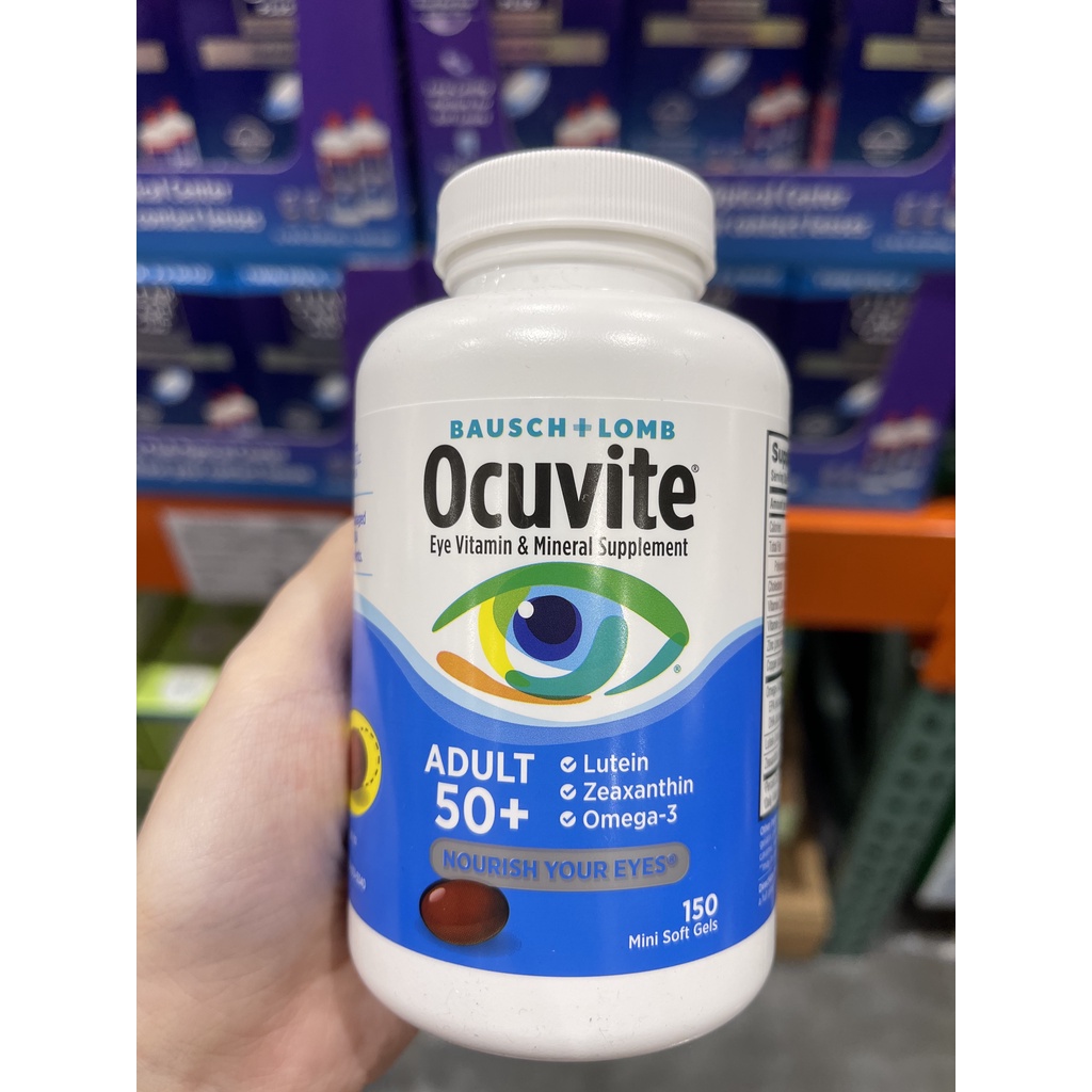 Viên uống bổ mắt Ocuvite 50+ chai 150 viên