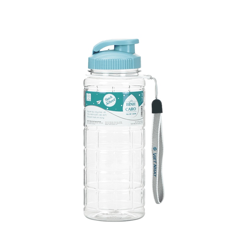 Bình Đựng Nước Caro 750ml Thể Thao Có Dây Treo Cao Cấp