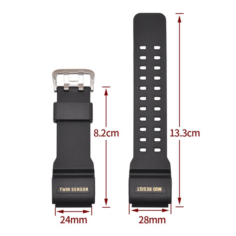 Dây đeo thay thế bằng cao su mềm cho đồng hồ Casio G-Shock Gg-1000 Gwg-100 Gsg-100