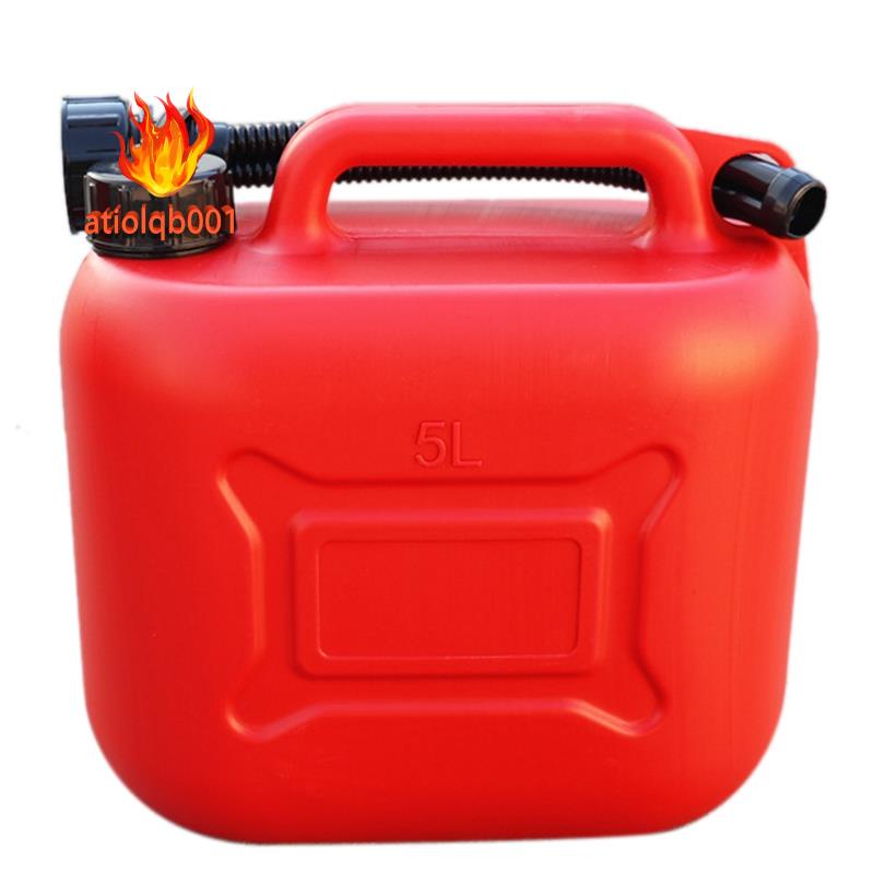 Bình Đựng Nhiên Liệu 5L Bằng Nhựa Chống Tĩnh Điện Kèm Ống Dẫn Cho Xe Hơi