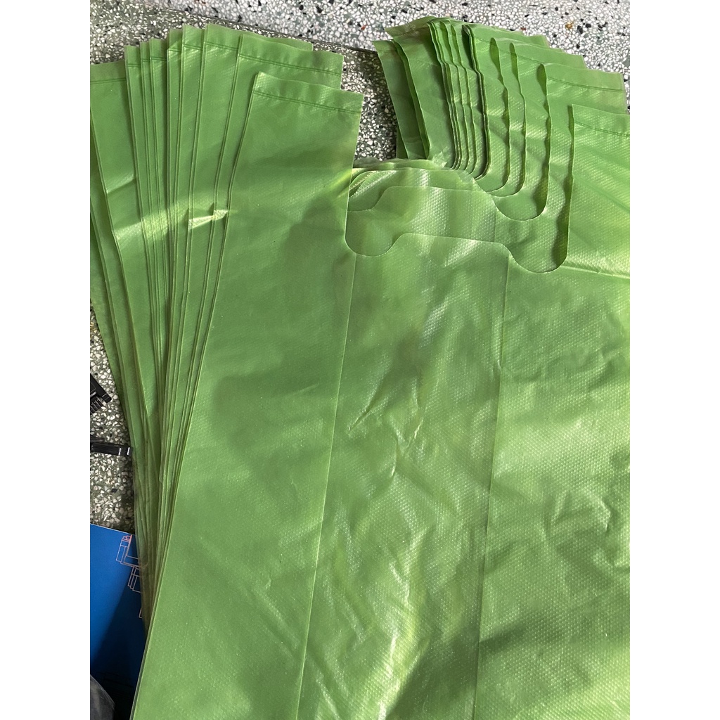 Túi xốp zin xanh lá gai 3kg dày dặn - Túi gói hàng hóa - Túi 3kg