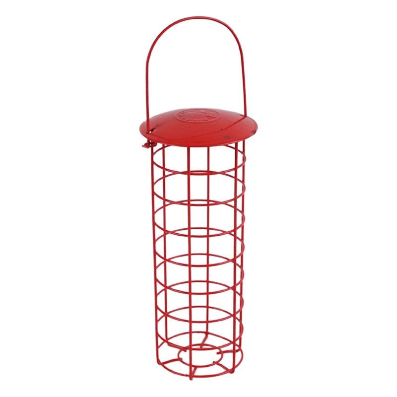 Hộp Đựng Thức Ăn Bằng Nhựa Và Kim Loại Dạng Lưới Kèm Giá Đỡ Treo Tiện Dụng Cho Chim C