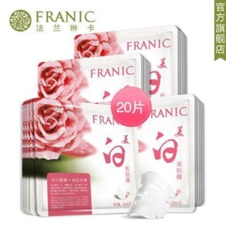 Combo 20 mặt nạ hoa hồng franic