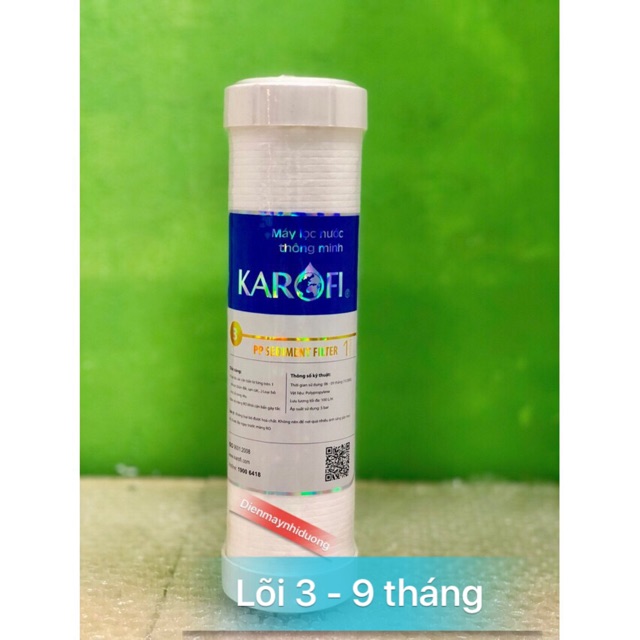 Bộ lõi lọc nước Karofi chính hãng