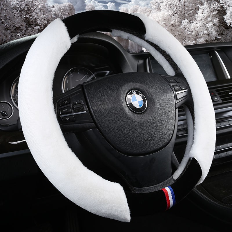 Mới Vỏ Bọc Vô Lăng Xe Hơi Bằng Lông Thỏ Giữ Ấm Chống Trượt Thời Trang Mùa Đông Cho Nữ