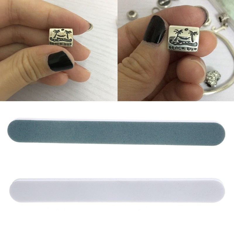 toto ღ 10Pcs Jewelry Polishing Strip Buffer Nail Art Sanding Files