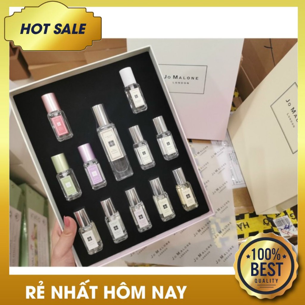 Set Bộ Nước Hoa Jo Malone mini 12 chai chuẩn auth
