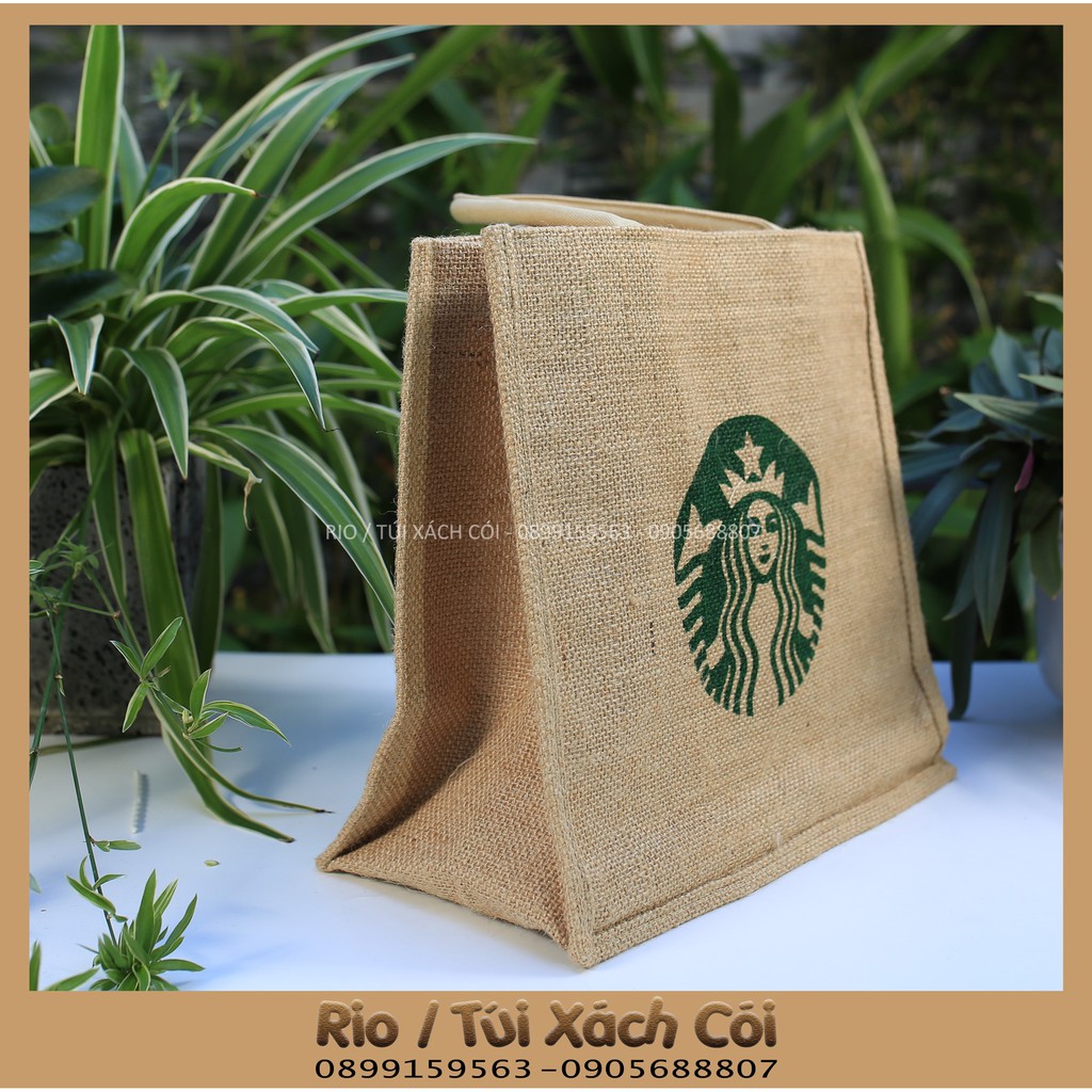 Túi cói Starbuck siêu đẹp siêu sang. kho89