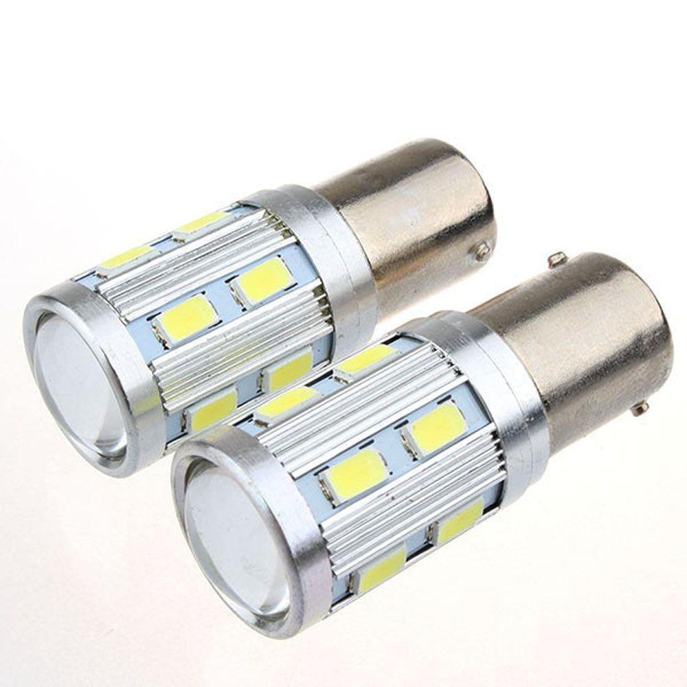 Đèn LED ChiếU SáNg TrắNg 12SMD P21W 5730 Cho Xe Hơi