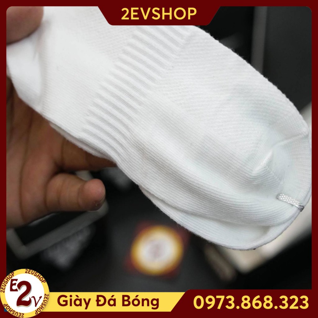 Hộp tất cotton 5 đôi phụ kiện đá bóng nam chất, combo vớ thể thao cao cấp - 2EVSHOP