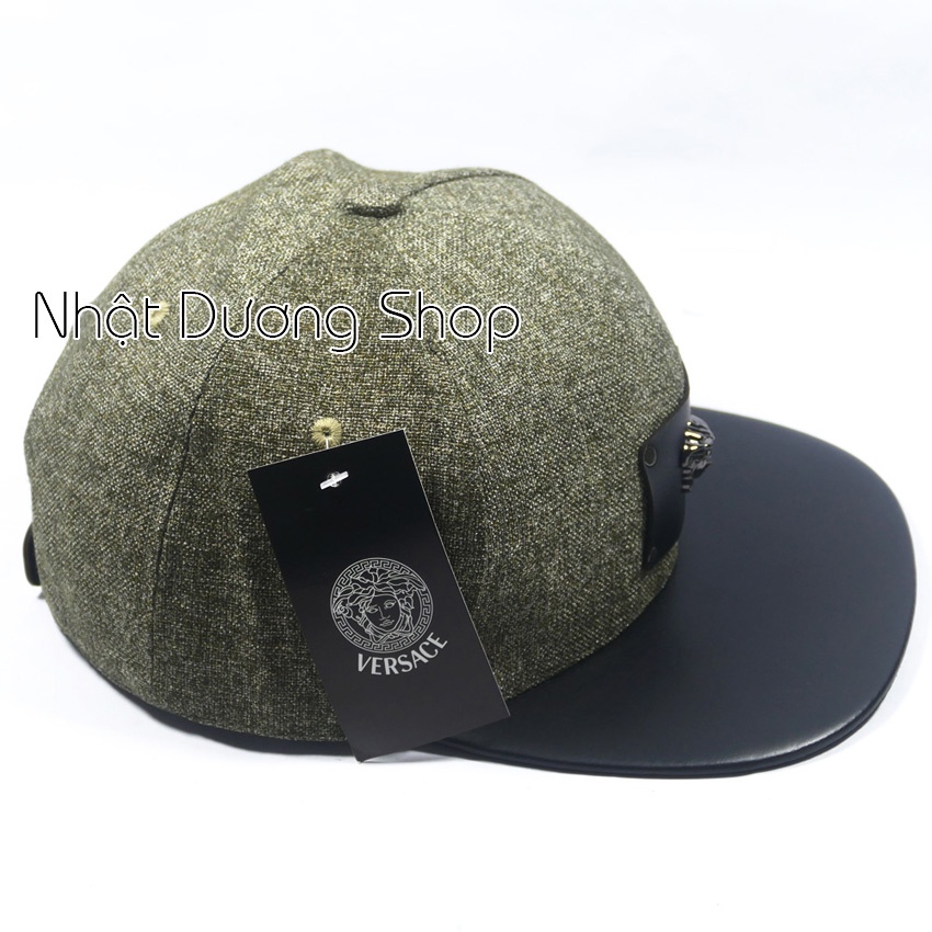 Mũ Nón Snapback thời thượng - Nón hiphop mặt da gắn mặt sắt phong cách phù hợp với mọi lứa tuổi
