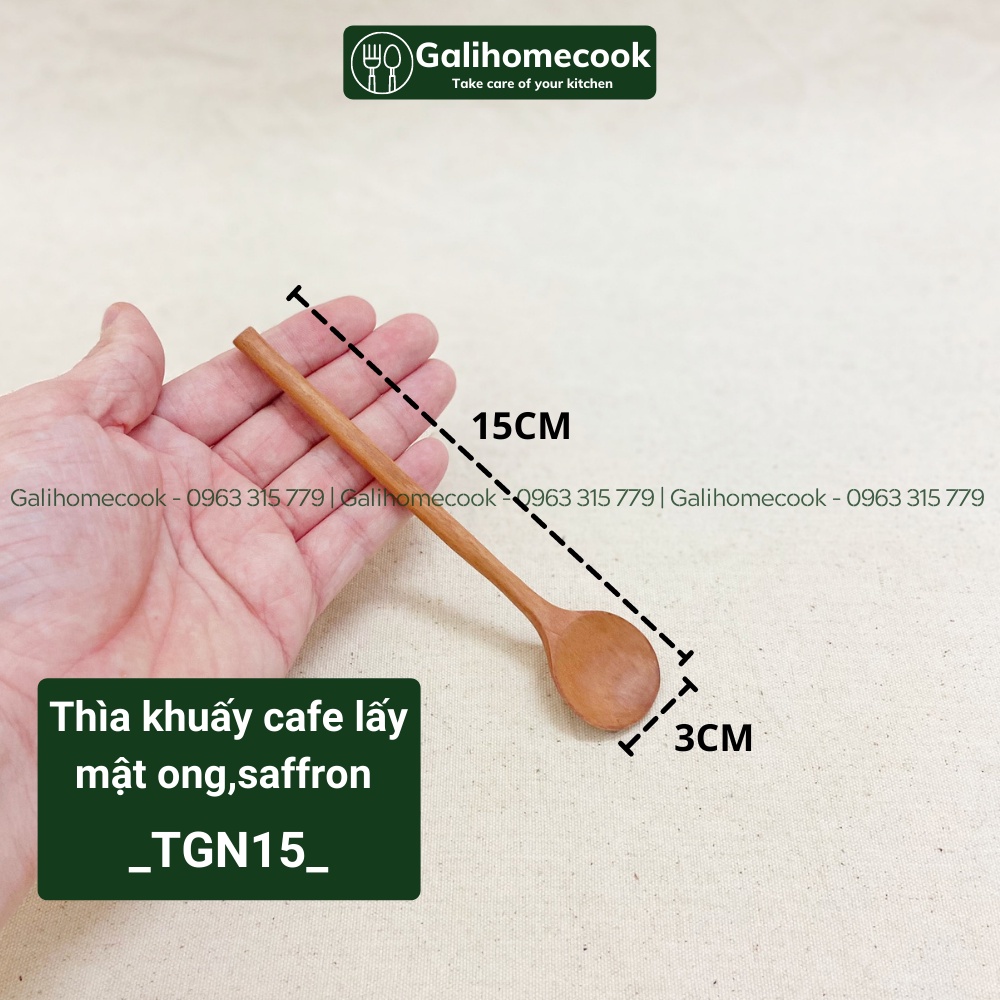 Que lấy mật ong / Dụng cụ lấy mật ong bằng gỗ | Galihomecook QMO-1