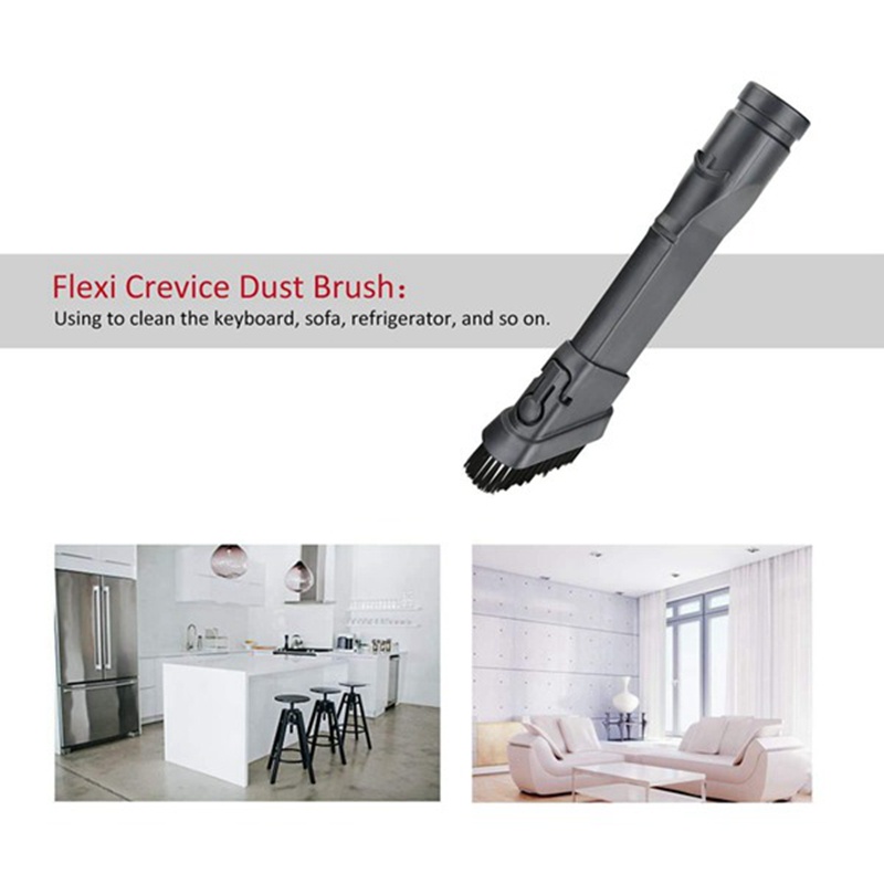 Đầu cọ phẳng 2 trong 1 cho máy hút bụi Dyson V6 DC30 DC34 DC52 DC72