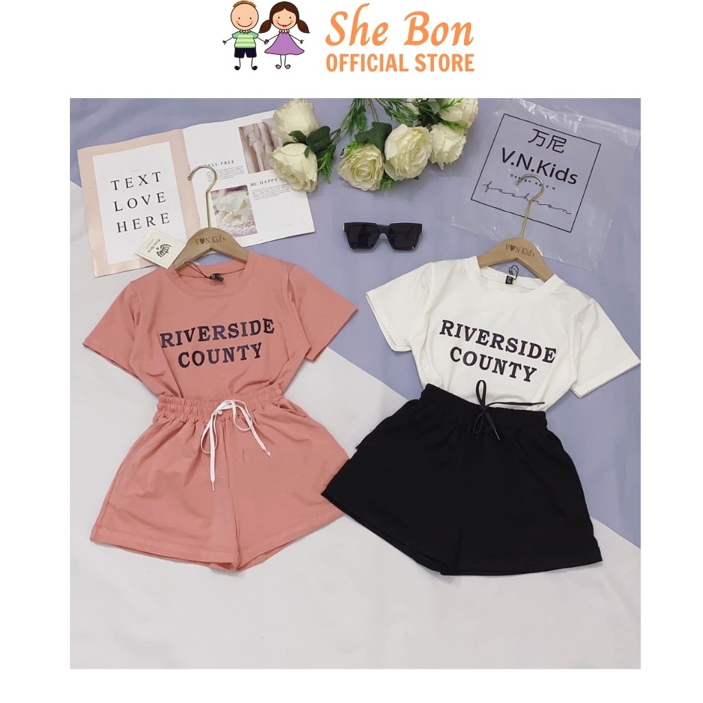 Đồ Bộ Mùa Hè Bé Gái Quần Loe BG2147 - She Bon