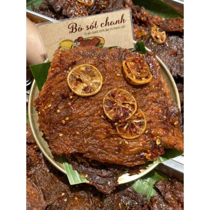 khô bò sốt chanh Hồng Ngự