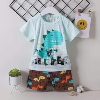 💗Bộ cotton tre xuất hàn cho bé trai