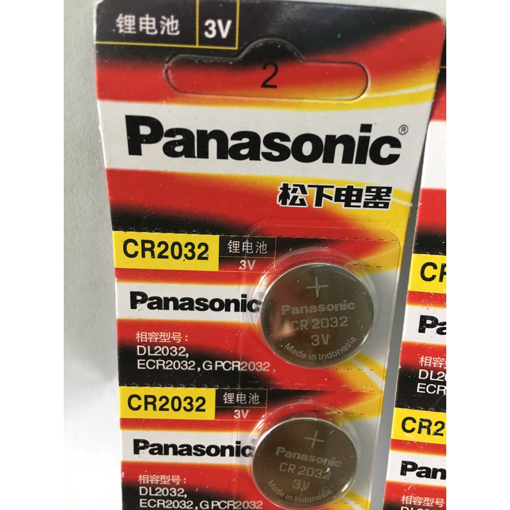 5 viên Pin CR2032, CR2025, CR2016, CR1632, CR1620, CR1616, CR1220 Panasonic Lithium 3V, Pin cúc Panasonic
