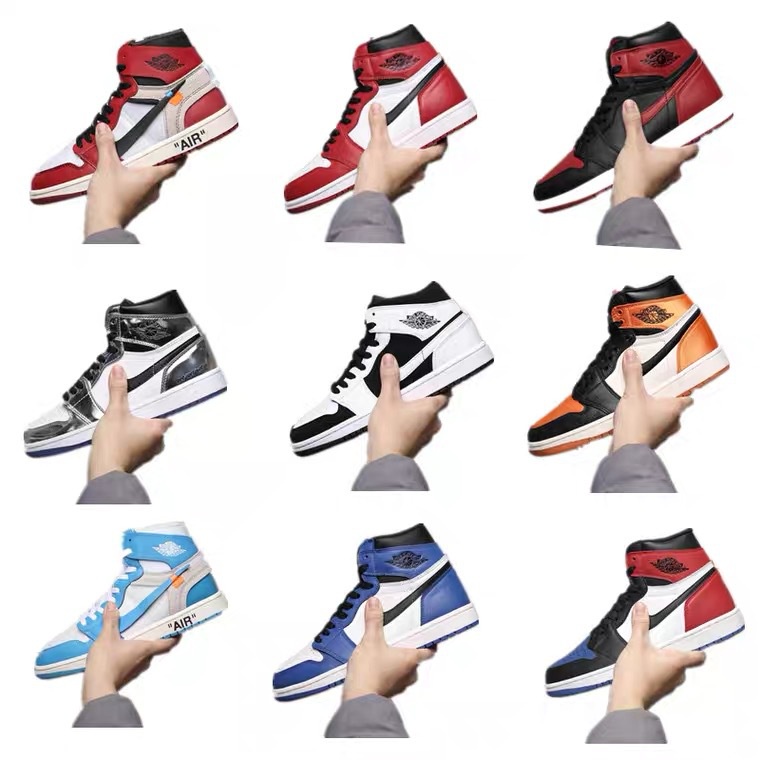 👟👟Giày Sneaker ️Kho giày Nike Air Jodan 1 HIGH CỔ CAO CHO NAM NỮ Đủ Màu Chuẩn full box size
