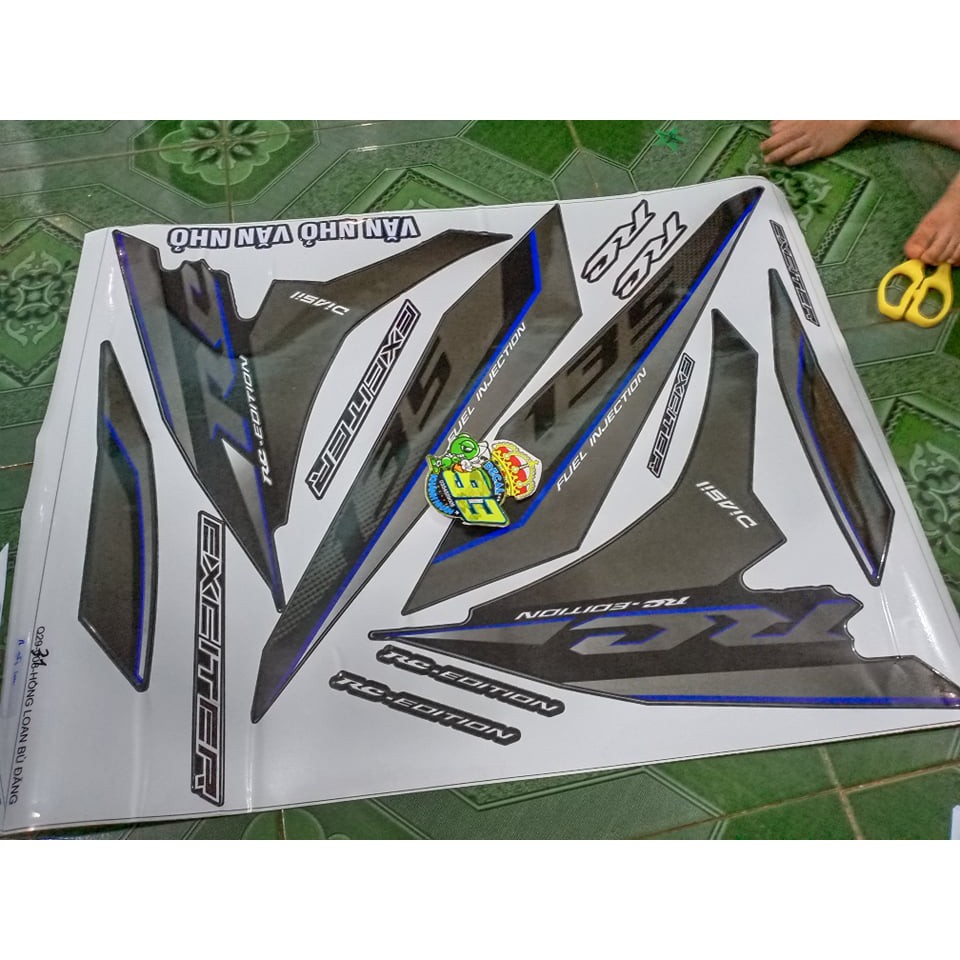 Tem rời ex 135 RC đen chỉ xanh