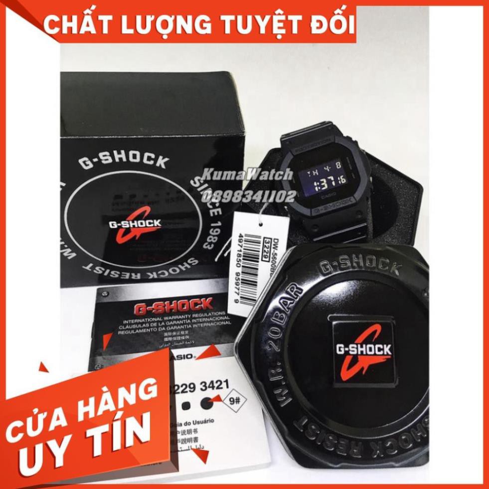 Đồng hồ nam Casio Gshock DW-5600BB-1CR –Chống nước 200m, Nam tính, 42mm, Đen huyền ảo - Haizz.shop | BigBuy360 - bigbuy360.vn