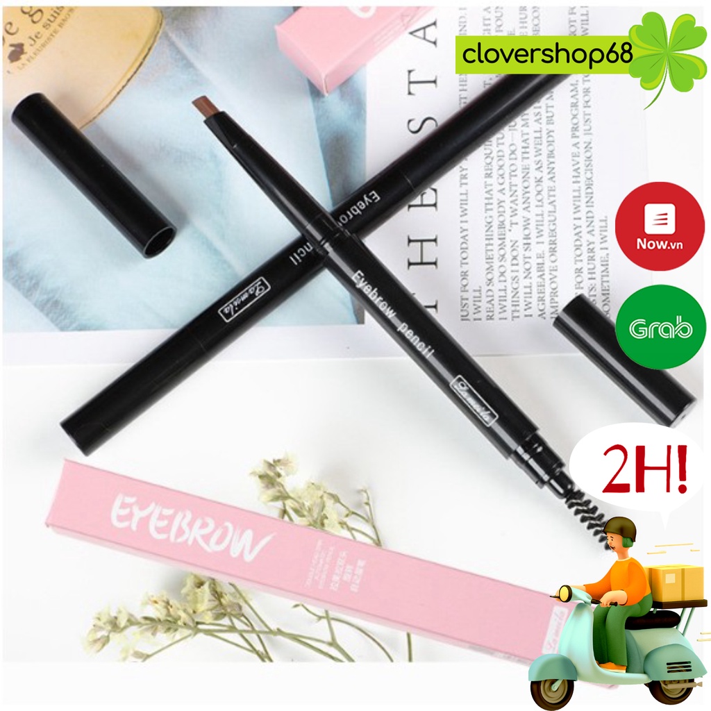 Bút Chì Kẻ Mày  Lameila Eyebrow Pencil Vỏ Hồng Kẹo Ngọt 🍀 Clovershop68 🍀 | BigBuy360 - bigbuy360.vn