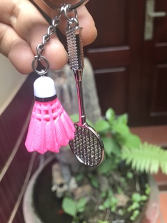 Móc khoá vợt cầu lông