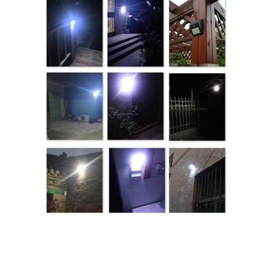 (30 Led)Đèn Led Năng Lượng Mặt Trời Solar Sensor Wall Light Có Cảm Ứng Chuyển Động 4W