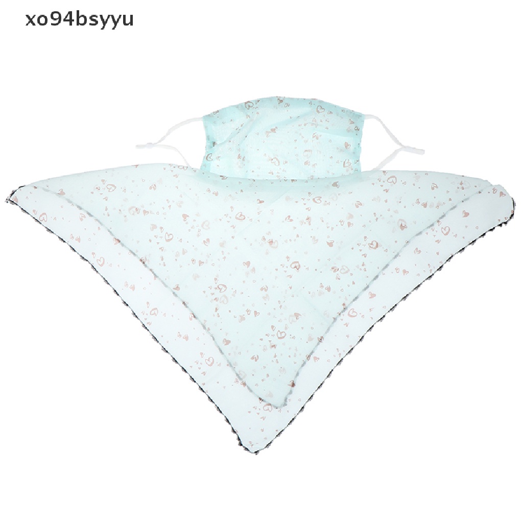 Xo94bsyu Khẩu Trang Chống Nắng Bằng Lụa Chất Lượng Cao Khẩu Trang Chiffon Che Phủ Mũi Chống Tia UV Khi Đi Ra Ngoài