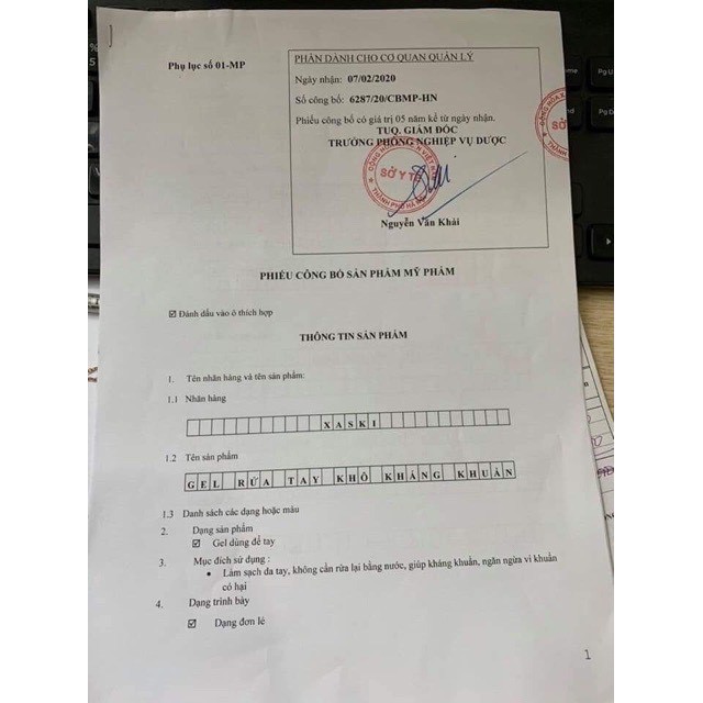 (TẶNG LỌ 30LM) Nước rửa tay 120ml XASKI Bộ Y Tế kiểm nghiệm | BigBuy360 - bigbuy360.vn