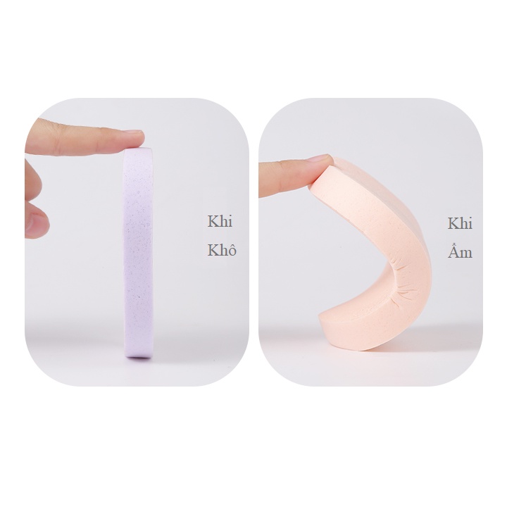 Bọt biển rửa mặt tạo bọt làm sạch và massage da mặt Sidumi Beauty Tools Natural Cleansing Sea Sponge