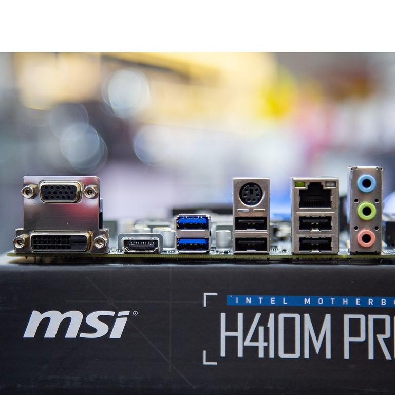 Bo mạch chủ Mainboard MSI H410M PRO-E (Intel H410, Socket 1200, m-ATX, 2 khe RAM DDR4) - Hãng Mai Hoàng ! | WebRaoVat - webraovat.net.vn