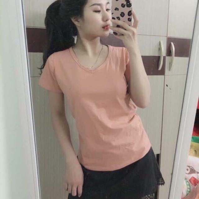 Áo phông cổ tim HM 39k