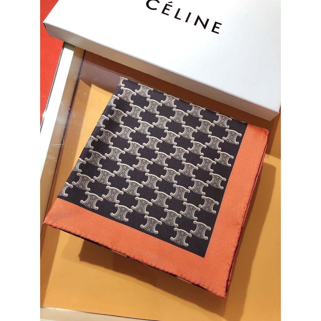 Khăn Quàng Cổ Bằng Lụa Satin Hình Vuông In Họa Tiết Chữ CC Sang Trọng 2022 Cho Nữ