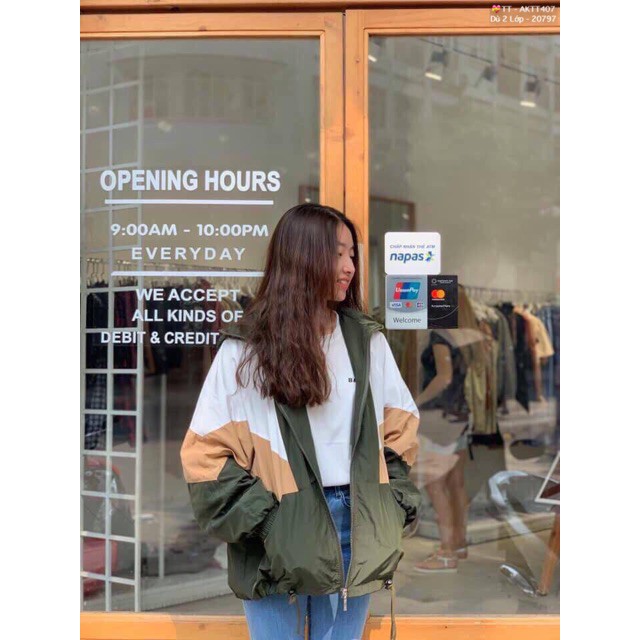 🎆𝐃𝐮̀ 𝟐 𝐋𝐨̛́𝐩🎆 BAC Áo Khoác Dù Phối Kiểu Siêu Hot (Kèm Hình, Video Quay Thật) | BigBuy360 - bigbuy360.vn