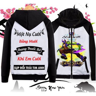 Áo khoác Liên Quân Mobile 1 thư pháp