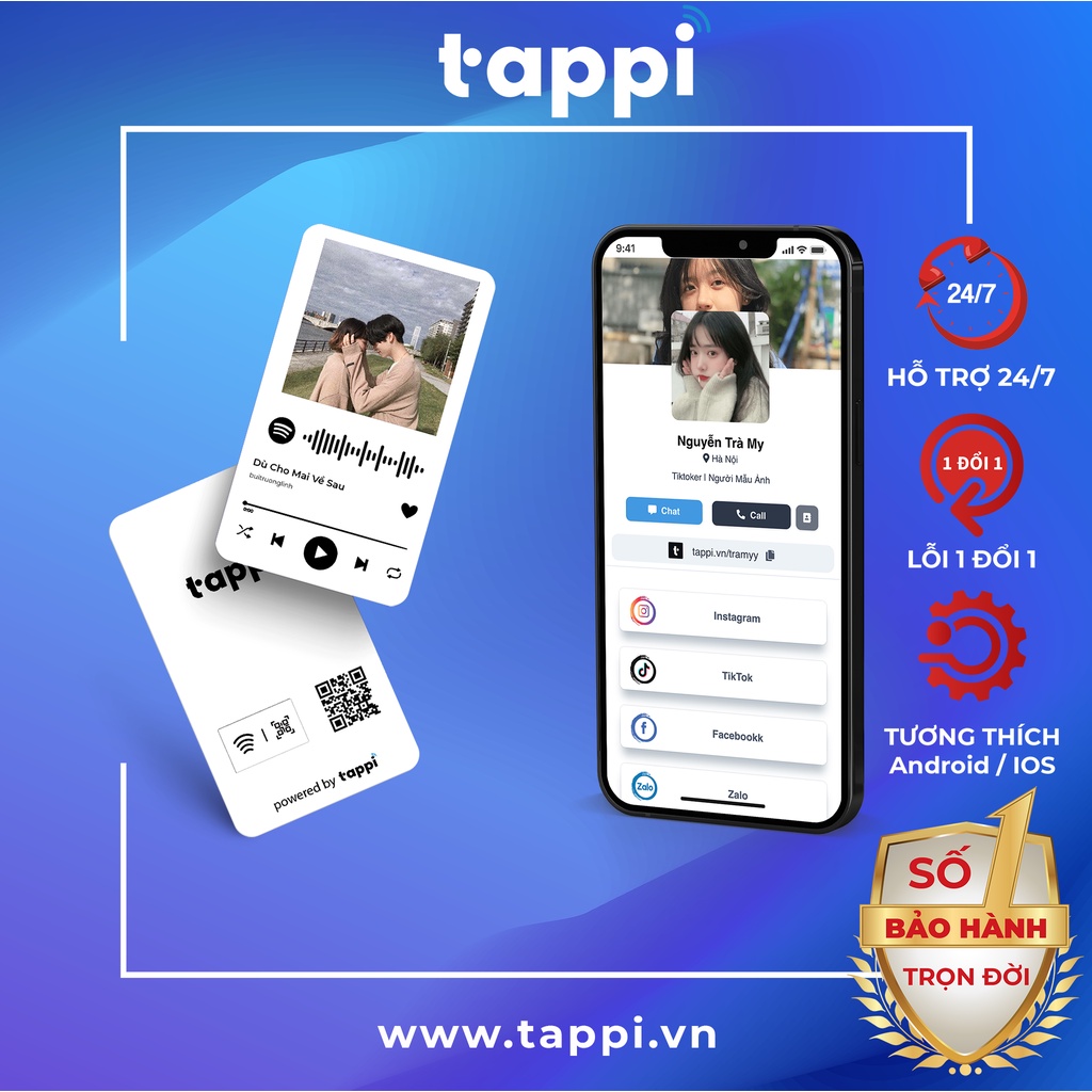 Thẻ cá nhân thông minh Tappi Spotify, Món quà công nghệ âm nhạc