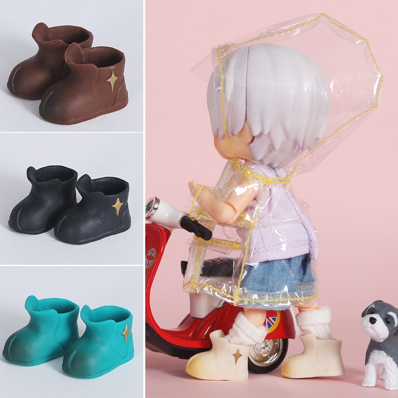 Giày Nhựa Đi Mưa ob11 GSC Ymyobitsu11 1/12 BJD BODY9 DDF Chất Lượng Cao
