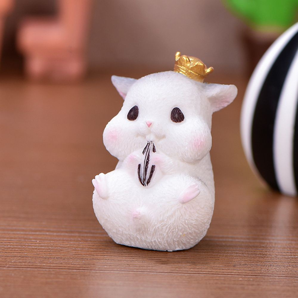 LUCKY Crafts Ornaments Mini Landscape Hamster Figurines Desktop DIY Home Decor Micro Fairy Garden Miniature