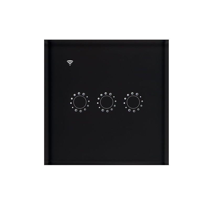 【Available】 Touch switch smart switch panel wall switch 1/2/3 Gang wifi light switch US / EU standard work with Alexa Google Home 【UUSTOCK】