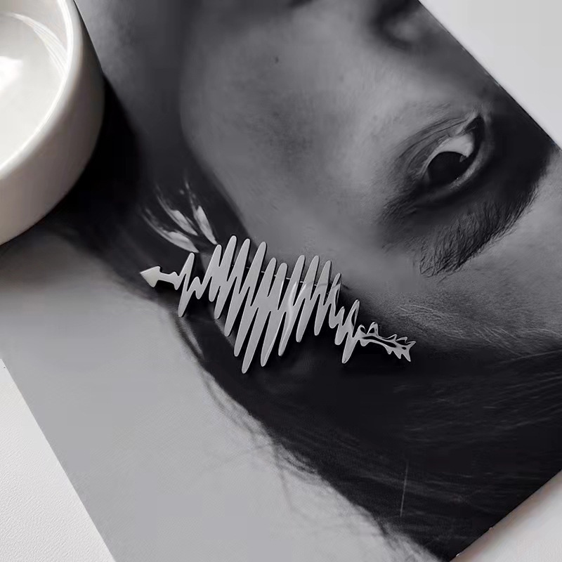 Ecg Ghim Cài Áo Hình Trái Tim Cá Tính Sáng Tạo Thiết Kế Tinh Tế Đơn Giản Độ Chính Xác Cao