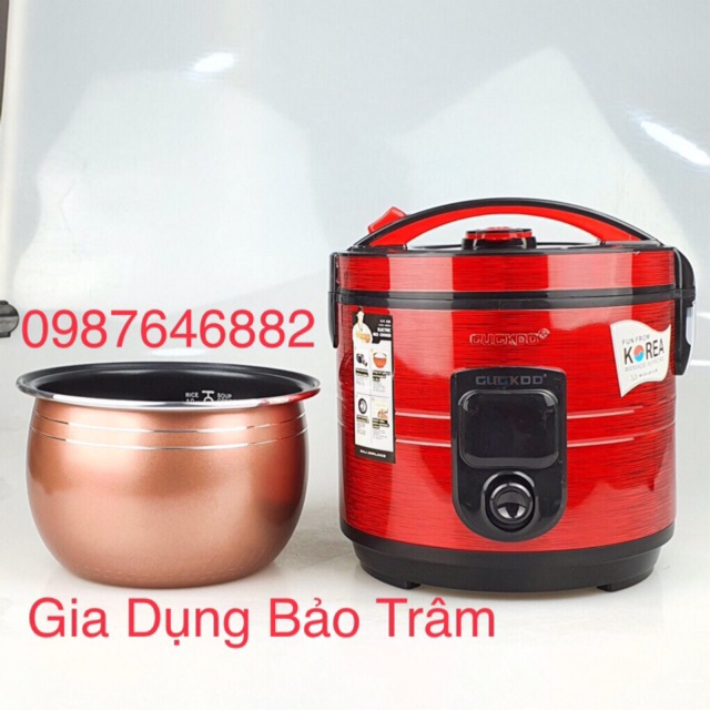 [BH 12 Tháng Lỗi Đổi] Nồi Cơm Điện Cuckoo 1,2L -2L Lòng Gang Siêu Dày Nấu Cơm Ngon