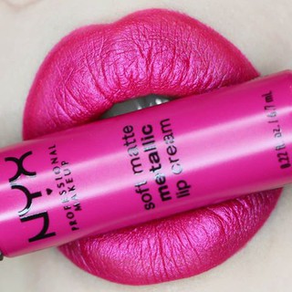 Son kem ánh kim mini NYX Soft Matte Metallic Lip Cream SMMLC 03 Paris