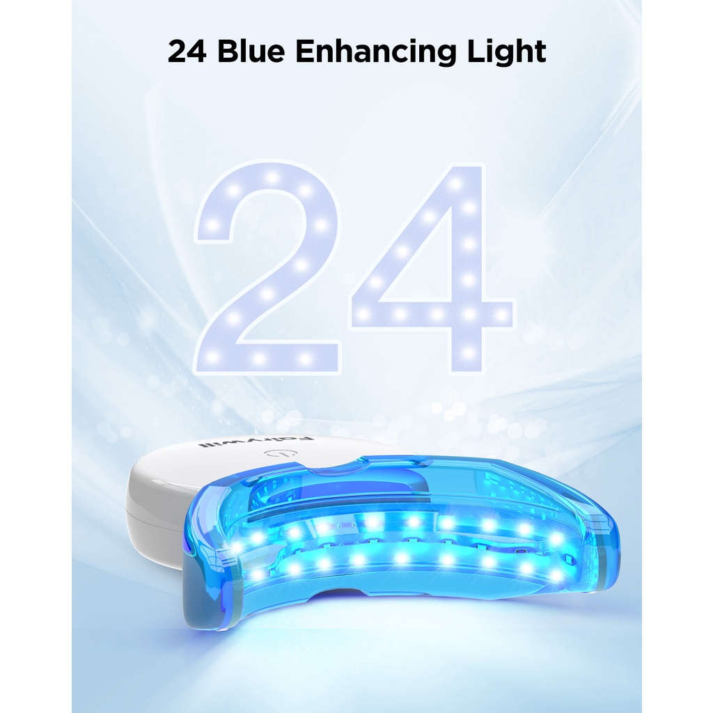 Set dụng cụ làm trắng răng FAIRYWILL L6 có đèn LED chăm sóc tiện dụng